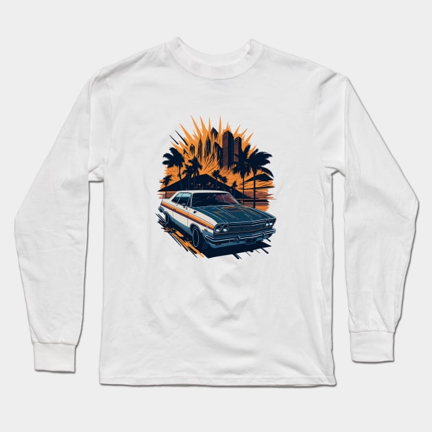 Chevrolet Malibu Classic Car Long Sleeve T-Shirt by Cruise Dresses